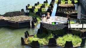 В Голландии построили парк из мусора на воде