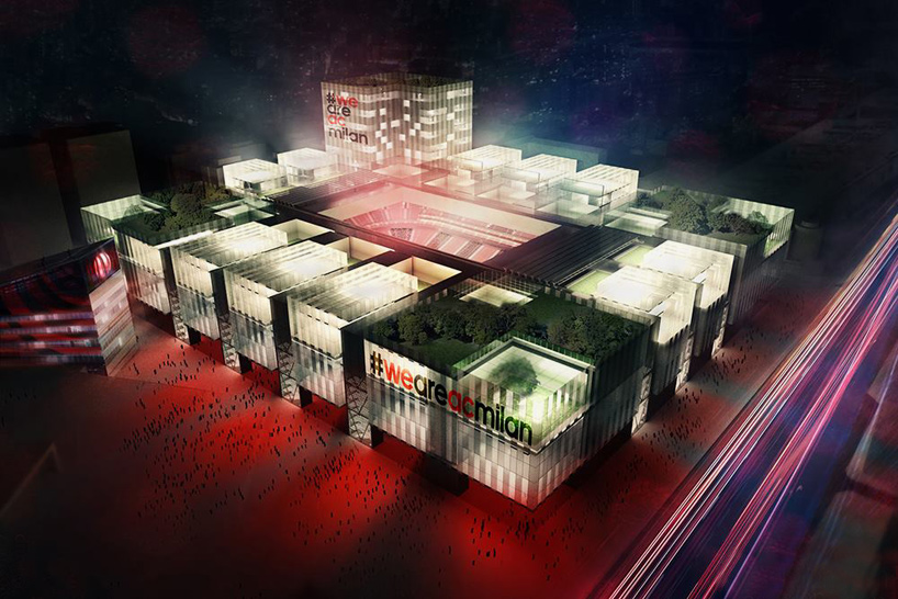 Планы относительно нового стадиона Милана AC быль раскрыты