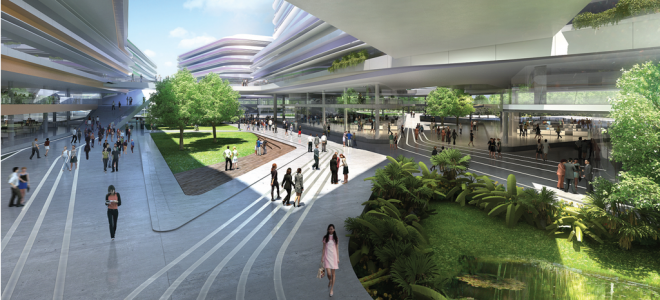 Новый кампус университета технологий и дизайна Сингапура
