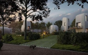 Микрорайон с 3D-печатных домов построят в Голландии