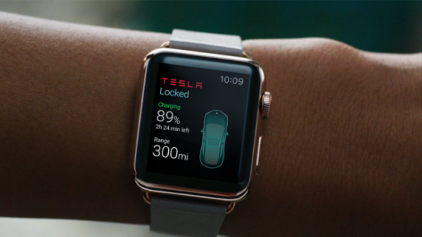 Приложение для Apple Watch позволяет управлять электромобилем Tesla