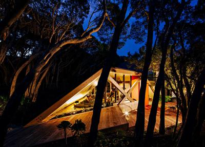 Необычный дом в австралийском лесу