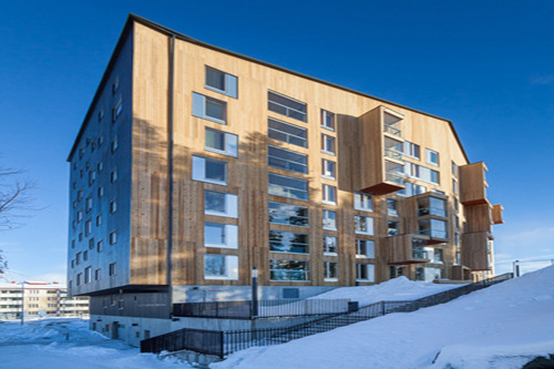 В Финляндии строят многоэтажные дома из дерева