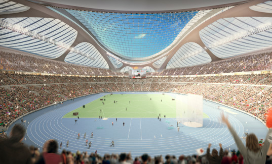 Миллиардный проект Олимпийского стадиона Токио от Захи Хадид