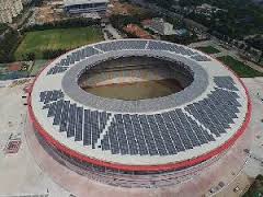 В Турции построили стадион, который будет работать на солнечной энергии