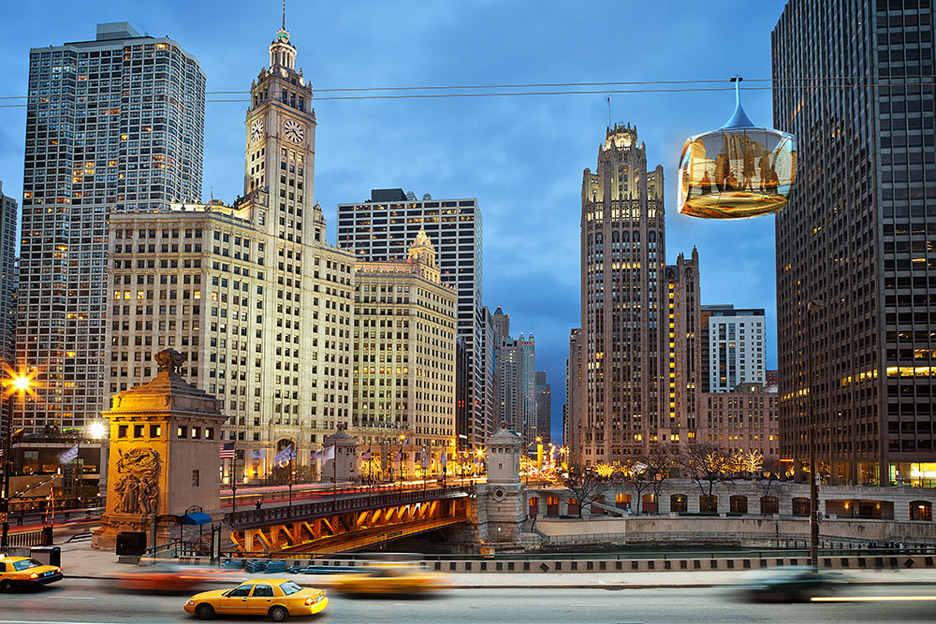 В Чикаго построят канатную дорогу для туристов