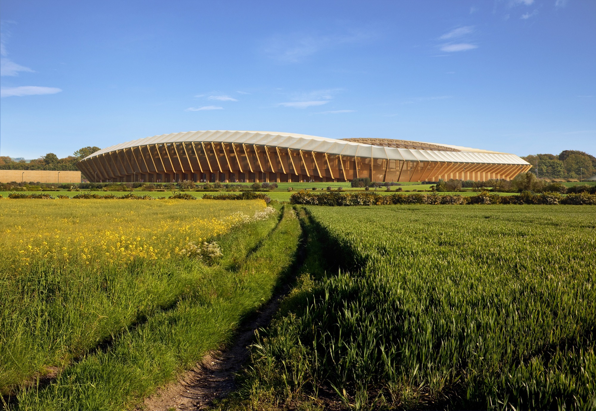 В Англии построят деревянный стадион для футбольной команды веганов