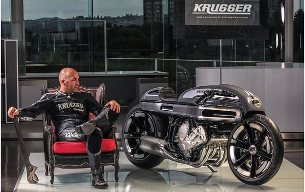 Бельгийский мастер переосмыслил мотоцикл BMW K1600