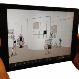Создано мобильное приложение для рисования эскизов в пространстве