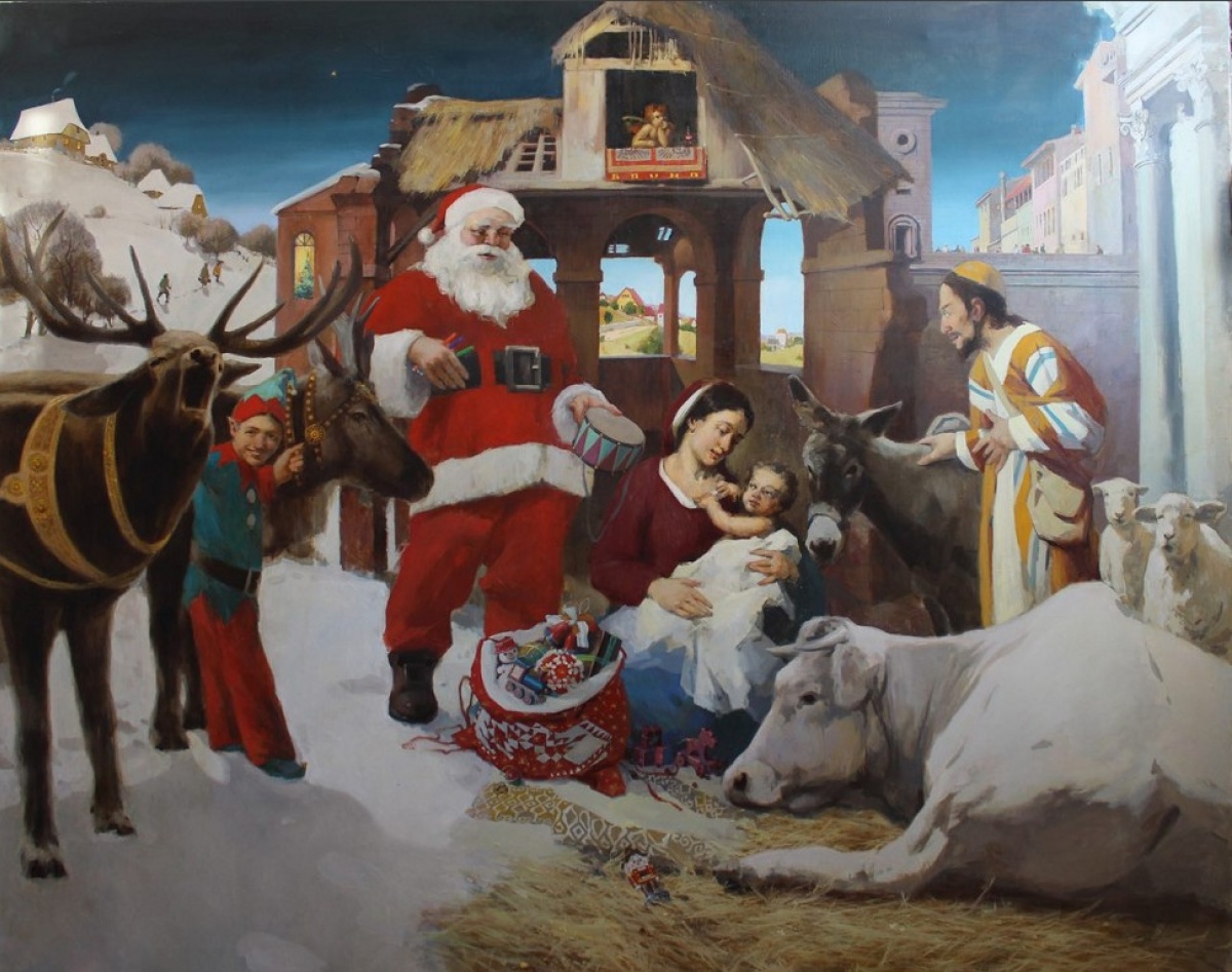 Украинский Санта Клаус удивил итальянцев