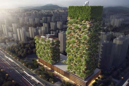 Новые небоскребы дадут жильцам глоток свежего воздуха